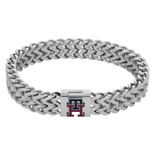 Carregar imagem no visualizador da galeria, Pulseira TOMMY HILFIGER Prateada com Monograma 2790462
