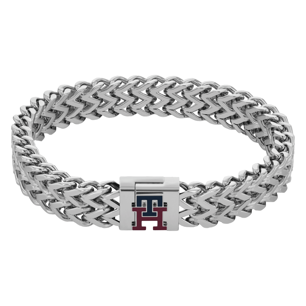 Pulseira TOMMY HILFIGER Prateada com Monograma 2790462