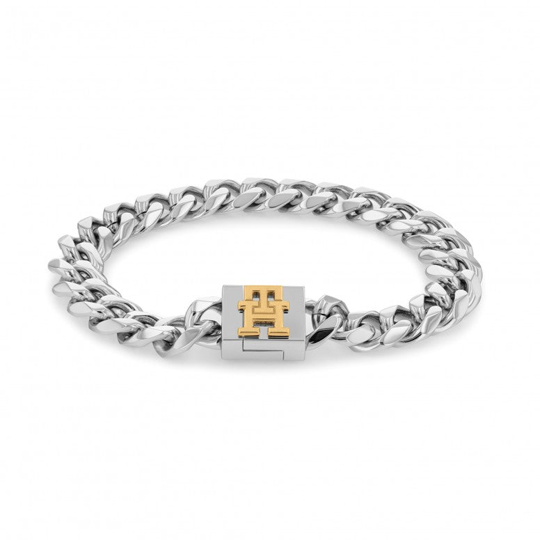 Pulseira TOMMY HILFIGER Prateada com Monograma 2790463