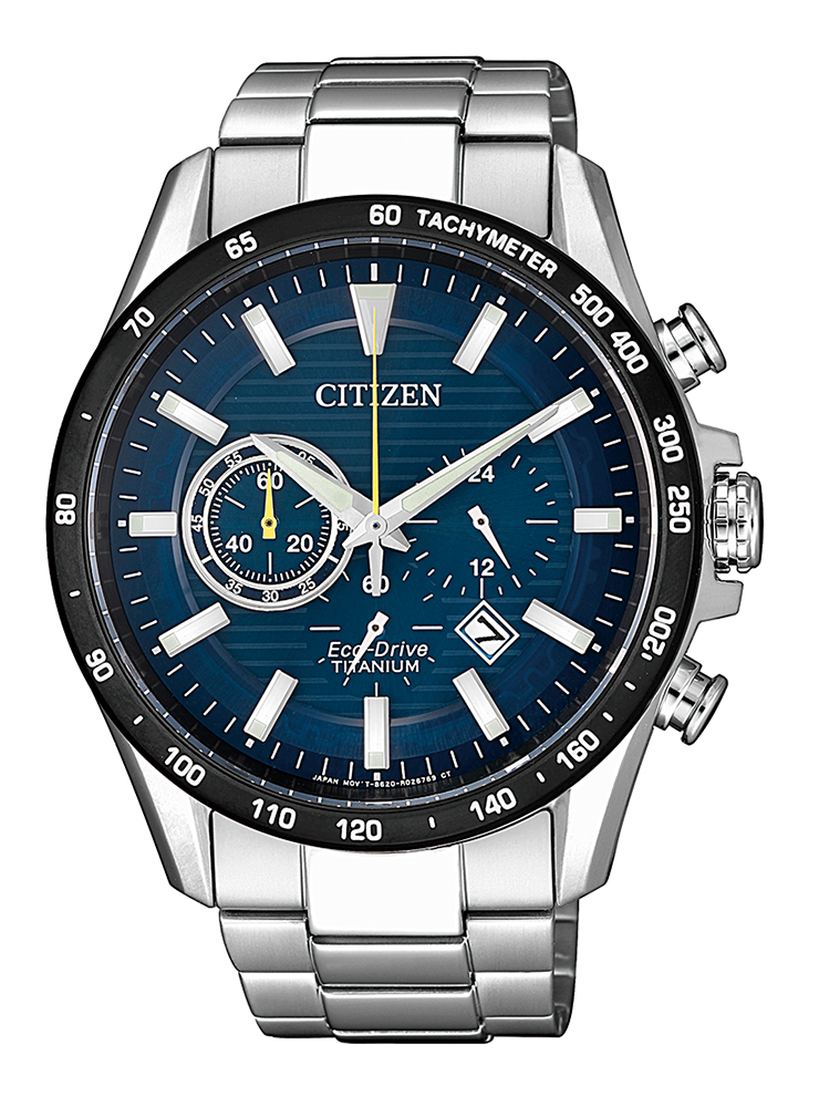 Relógio CITIZEN Super Titanium CRONO BLACK BEZEL CA4444-82L