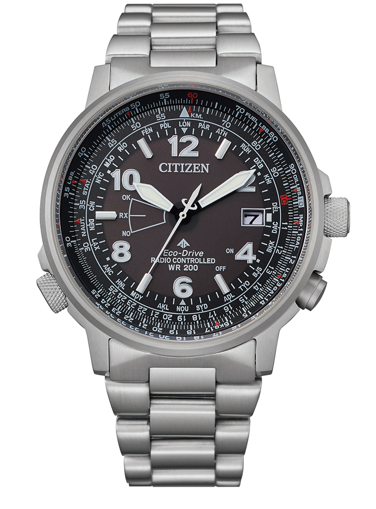 Relógio CITIZEN Radiocontrol PILOT AÇO-PT CB0240-88E