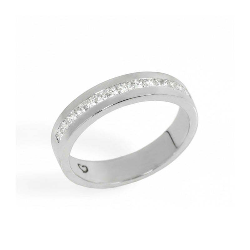 Anel de Noivado ROMANTIS em Ouro Branco c/ Diamantes JOANR003321B