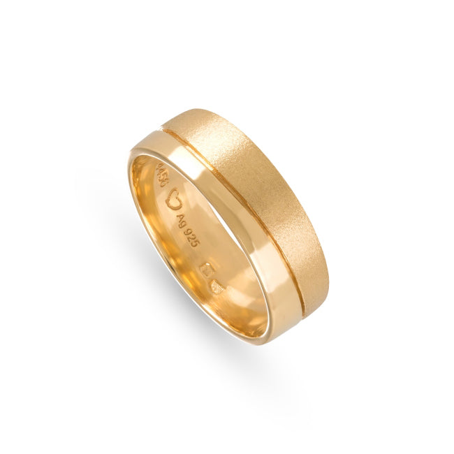 Aliança de Casamento ROMANTIS em Ouro Amarelo ALR004456